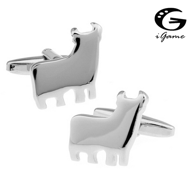 Tie Clip Silver - iGame Men Gift Sheep Cufflinks Novelty