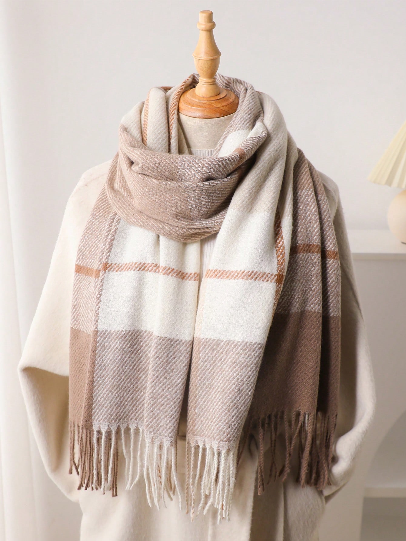 Infinity Scarf Knit - 1pc Women's Winter New Faux Cashmere