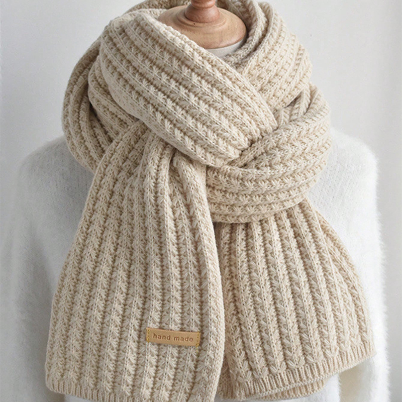 Muffler Men Wool - Premium Soft Cozy Luxury Cable Knit