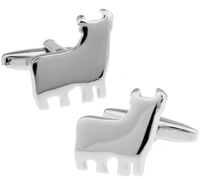 iGame Men Gift Sheep Cufflinks - огляд і ціна Tie Clip Silver