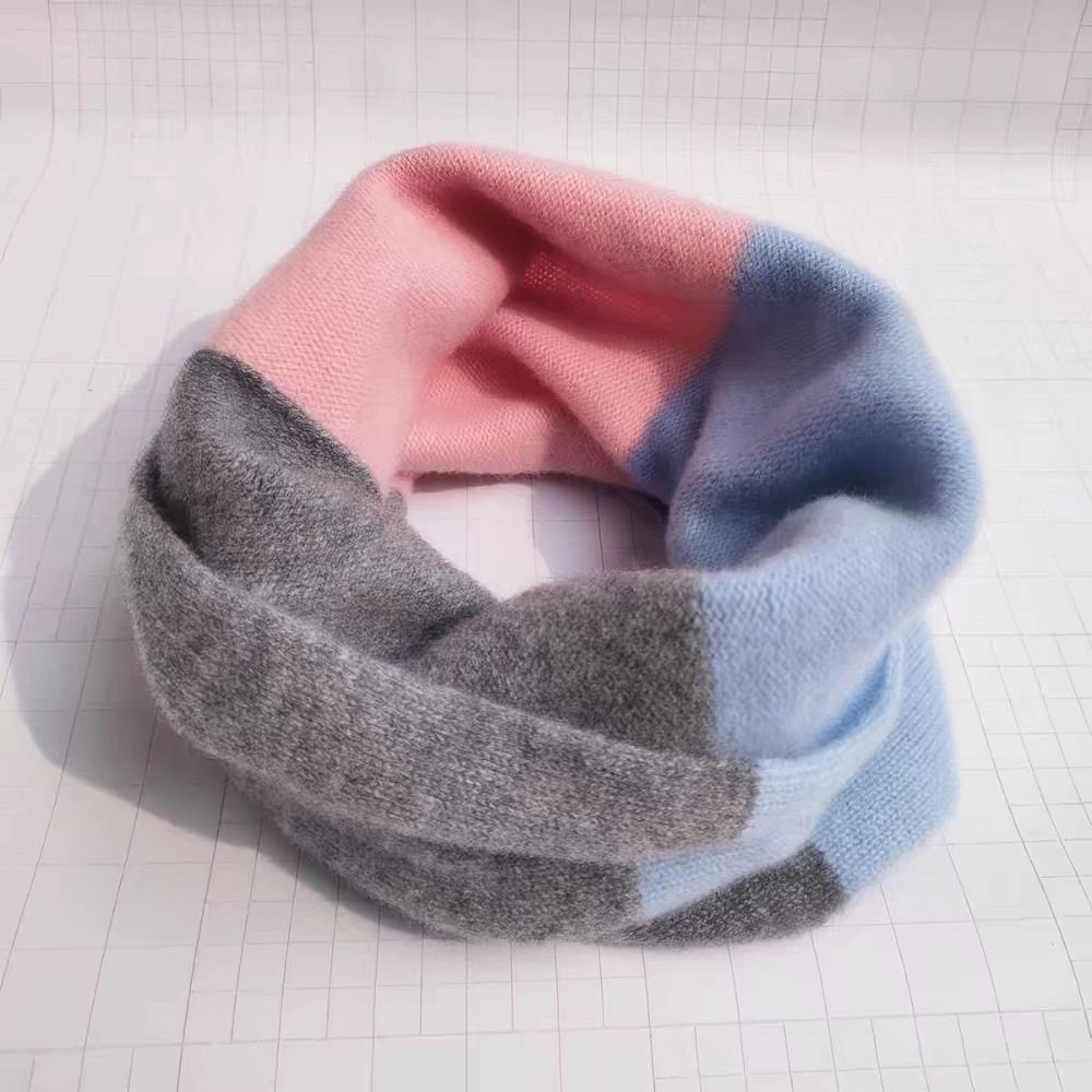 Soft Splicing Color Infinity S - огляд і ціна Infinity Scarf Knit