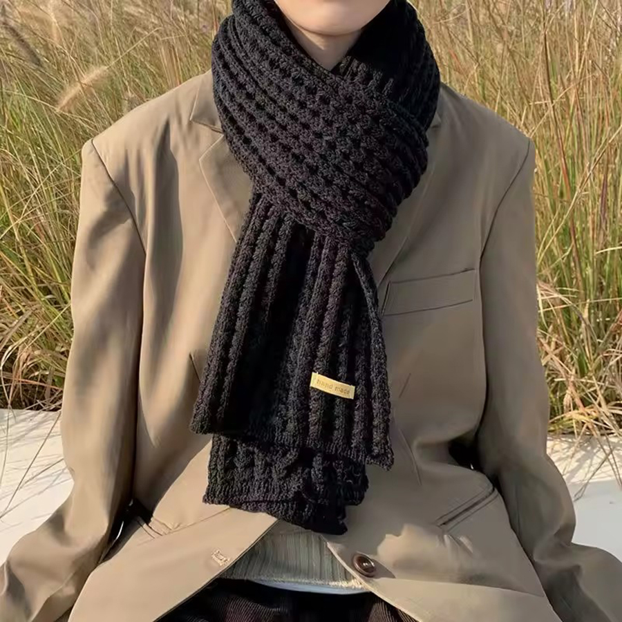 Premium Soft Cozy Luxury Cable - огляд і ціна Muffler Men Wool