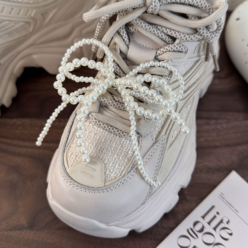 Pearl Bow Tassel Shoe Charm Bl - огляд і ціна Tie Clip Silver