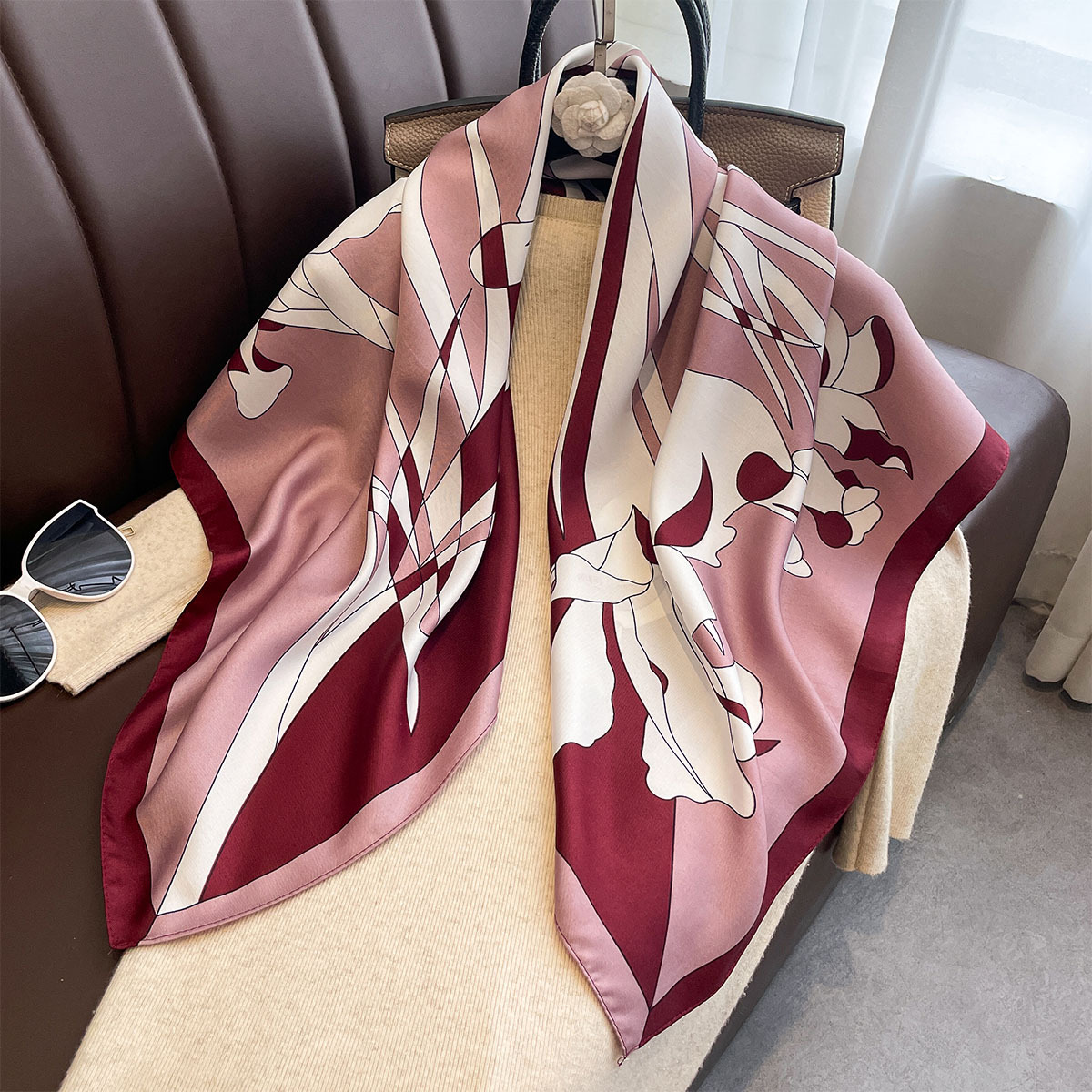 Luxury 90*90Cm Square Scarf Tw - огляд і ціна Scarf Silk Square