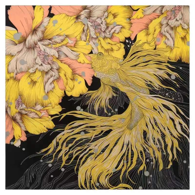 130CM*130CM Silk Scarf Women L - огляд і ціна Scarf Silk Square