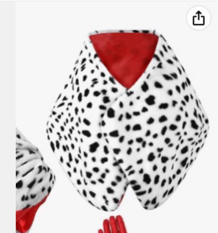 Disfraz Party Women Cruella De - огляд і ціна Face Scarf Mask