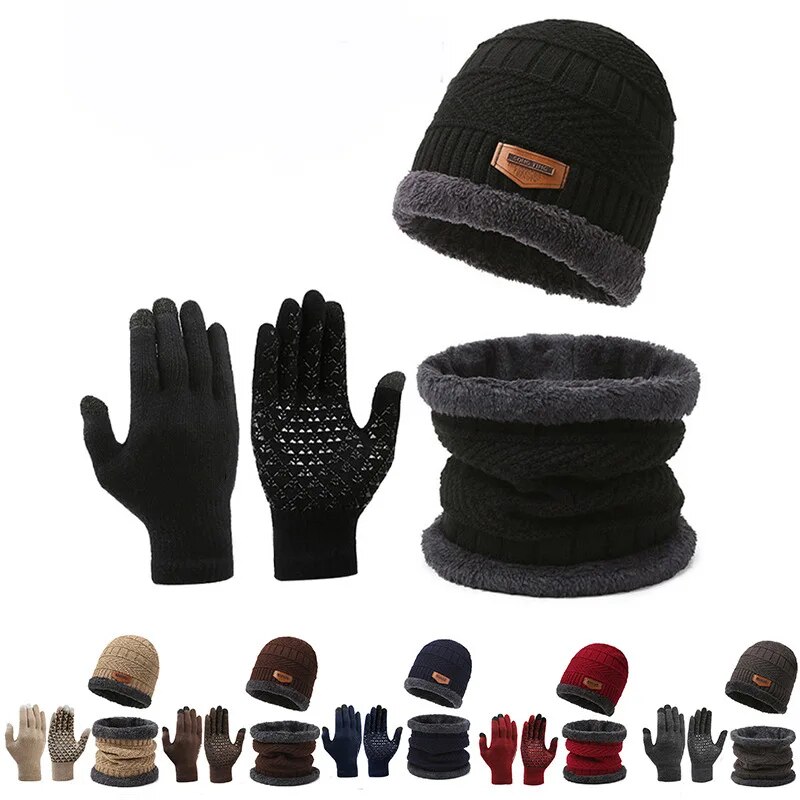 Men's Windproof Hat Outdoor Tr - огляд і ціна Muffler Men Wool