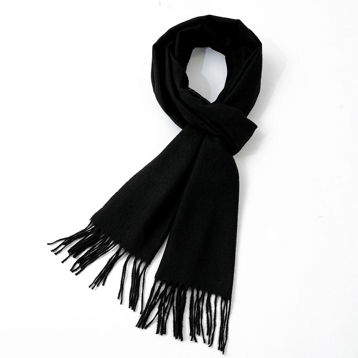 Men's Solid Color Imitation Ca - огляд і ціна Muffler Men Wool