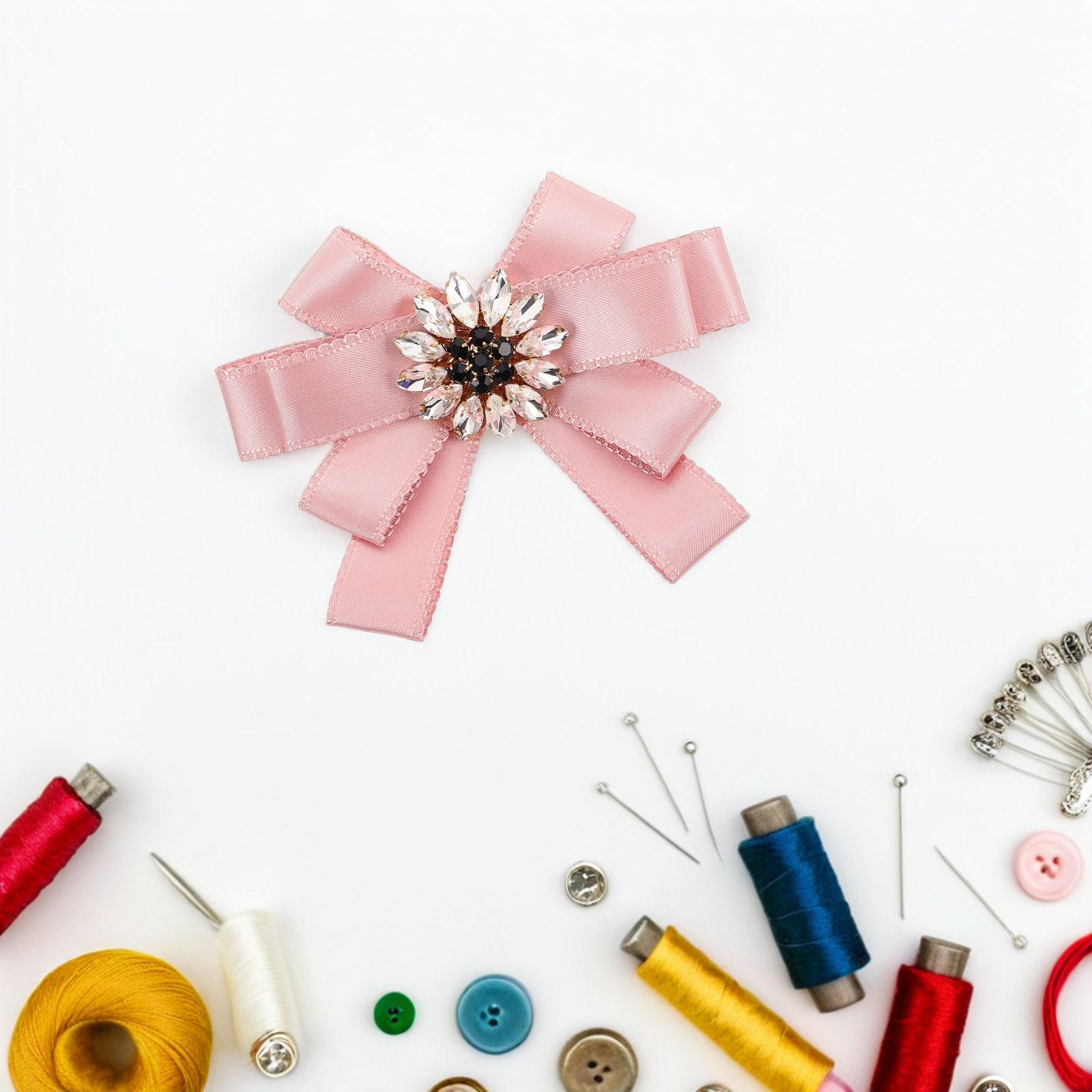 Rhinestone Bowknot Brooch Pre- - огляд і ціна Bow Tie Pre Tied
