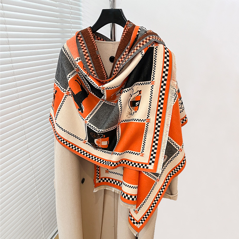 Luxury Warm Poncho Cashmere Wi - огляд і ціна Woven Scarf Blanket