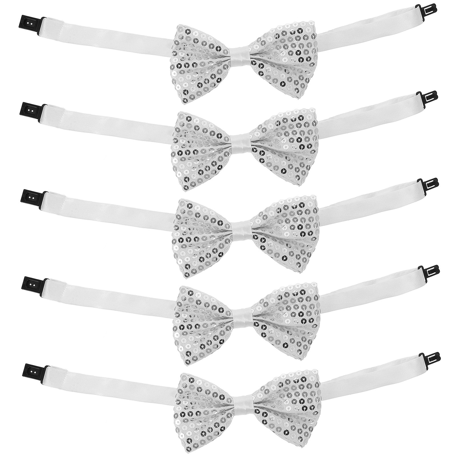 5Pcs Kids Bow Ties Sequin Spar - огляд і ціна Bow Tie Pre Tied